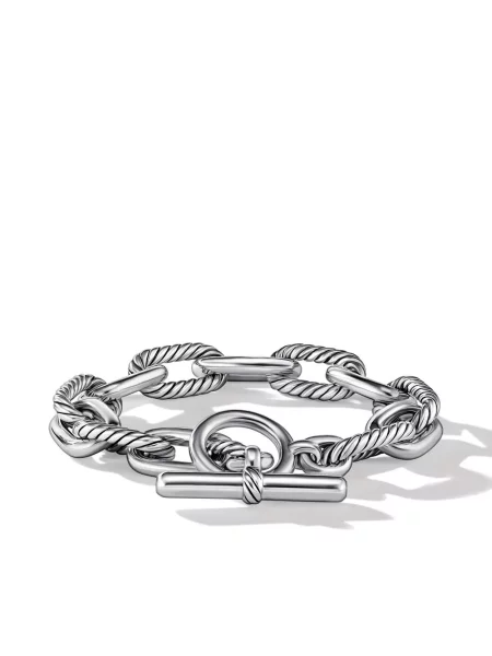 Brăţară David Yurman argintiu