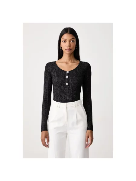Sweter Fracomina czarny