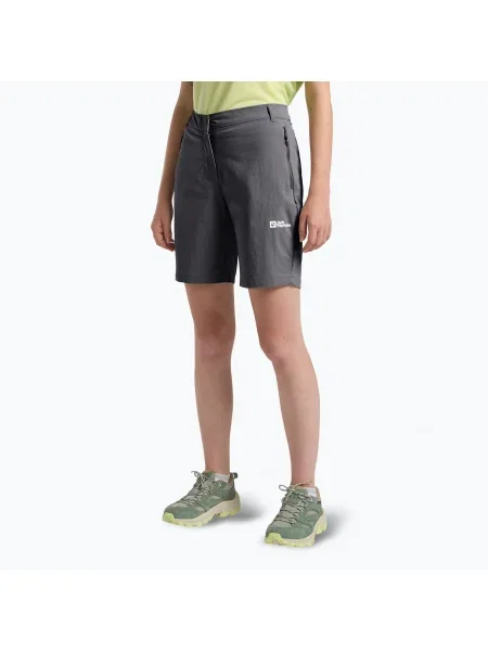 Pantaloni scurți de trekking pentru femei Jack Wolfskin Hikeout negru