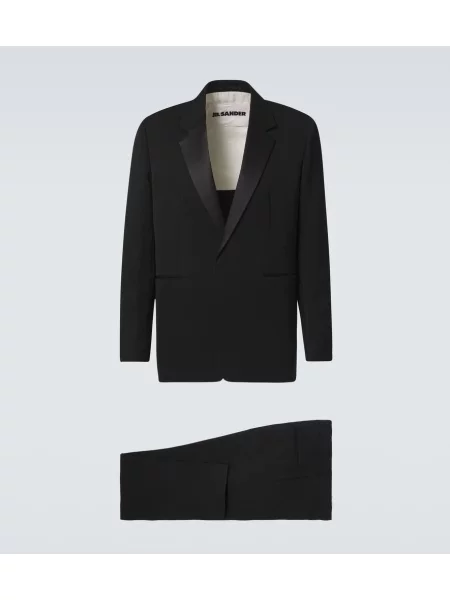 Sacou Jil Sander de lână negru