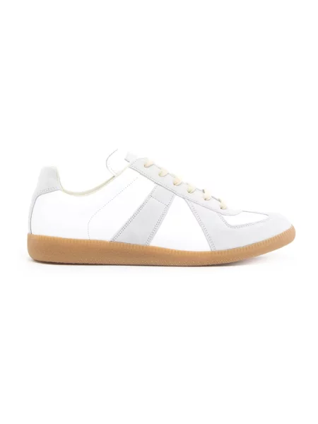 Sneakersy Maison Margiela zamszowe białe