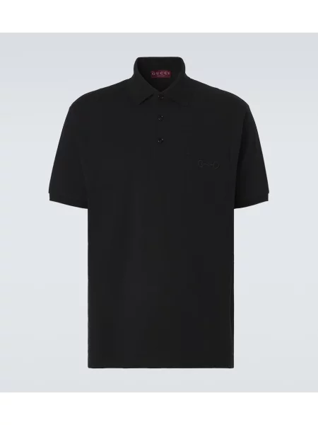 Tricou polo Gucci negru