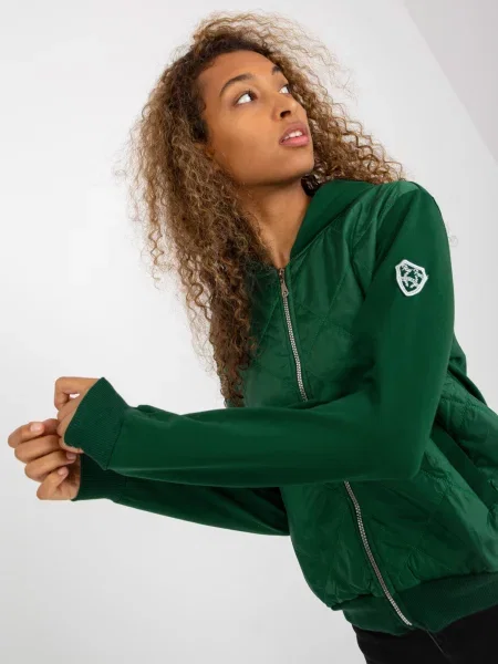 Hanorac Fashionhunters verde