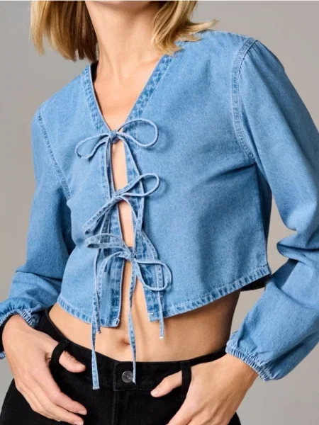 Джинсова сорочка синій