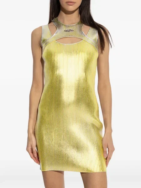Rochie mini Casablanca cu imagine galben