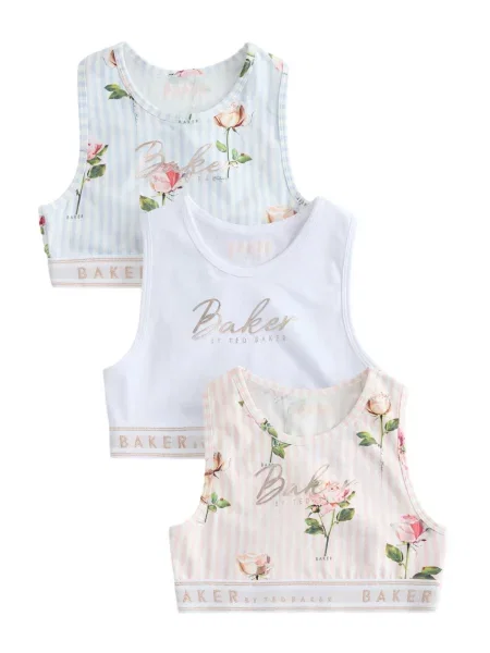 Baker by Ted Baker Top svetlomodrá / zlatá / ružová biela