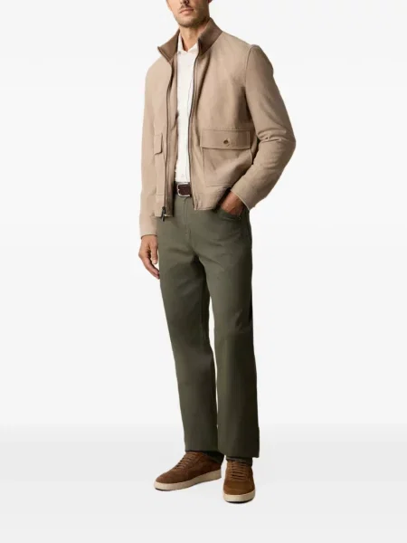 Geacă Brooks Brothers din piele de căprioară
