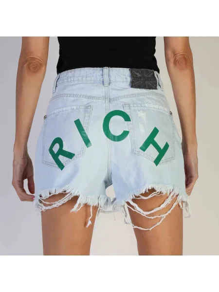 Szorty jeansowe Richmond czarne