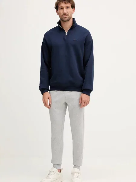 Спортивні штани Lacoste меланж сірий