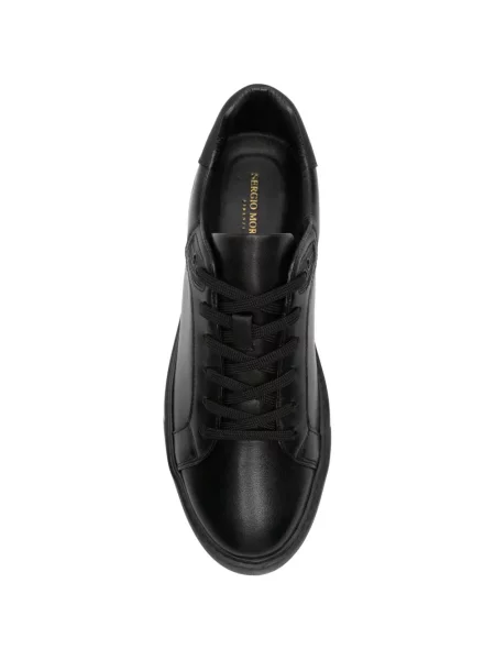 Sneakerși Sergio Moretti Firenze din piele negru