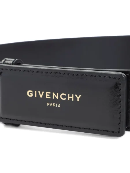 Cu centură curea Givenchy din piele negru