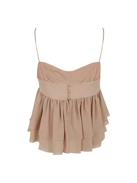 Top Chloe bez rękawów różowy
