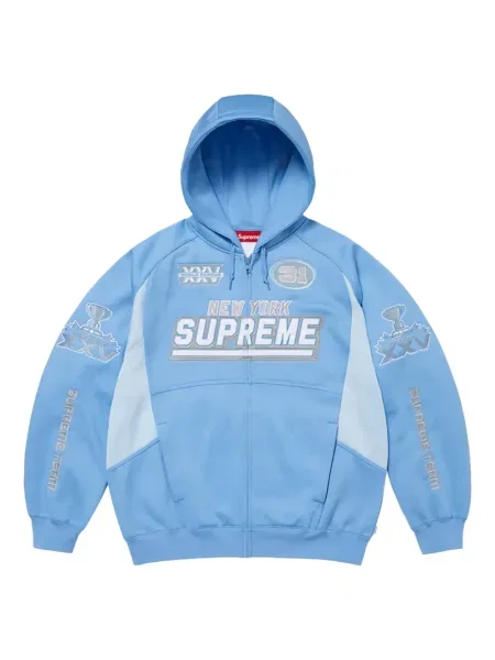 Hanorac cu glugă Supreme albastru