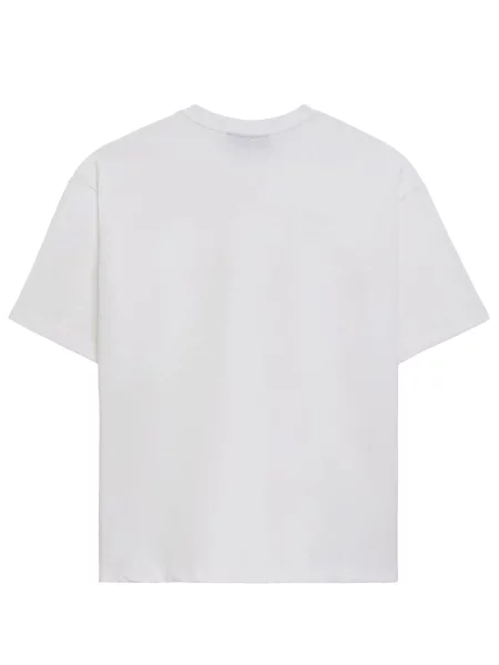Prohibited Tricou murdar alb