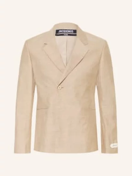 Jacquemus Marynarka La Veste Melo Z Lnu beige beżowa
