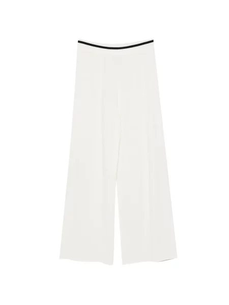 Pantaloni palazzo Liu Jo alb