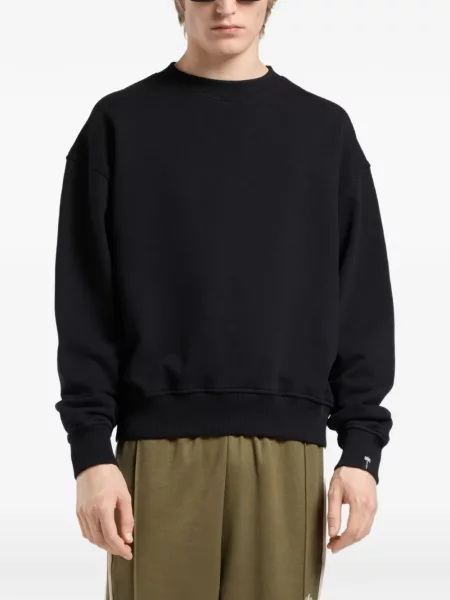 Hanorac crewneck Palm Angels negru