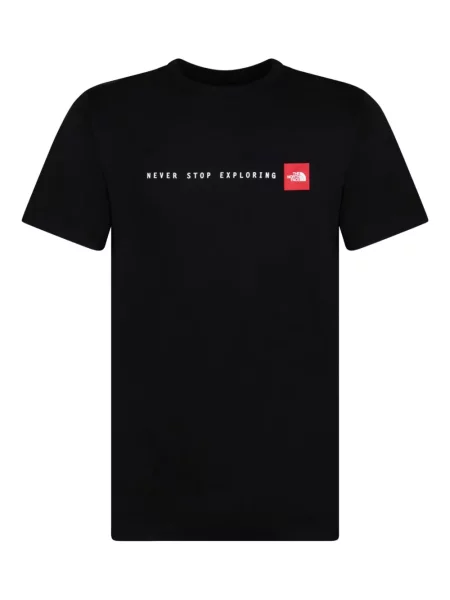 Tricou The North Face cu imagine negru