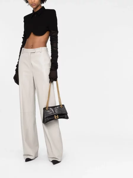 Geantă Balenciaga Crush negru