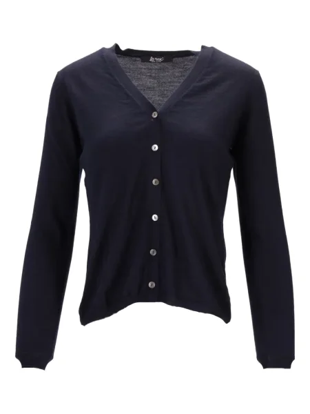 Cardigan La Rose cu decolteu în V albastru