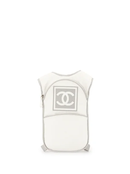 Sportovní batoh Chanel Pre-owned stříbrný
