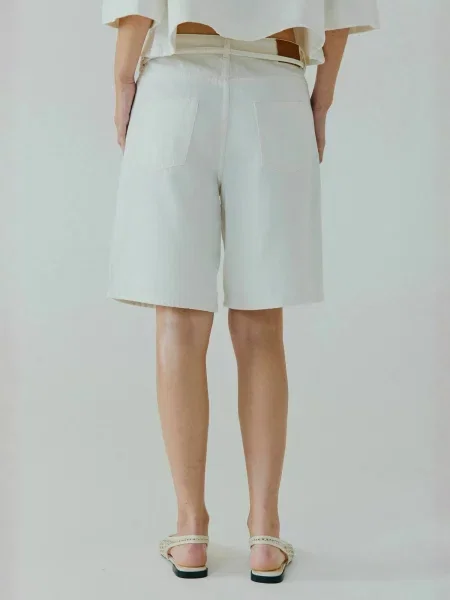 NORR Pantaloni Kenzina alb