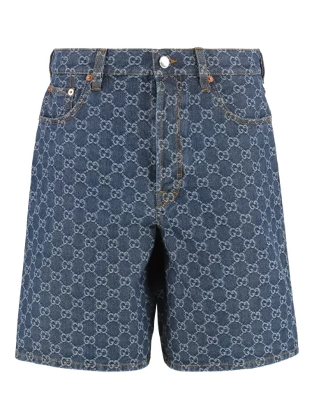 Szorty jeansowe Gucci niebieskie