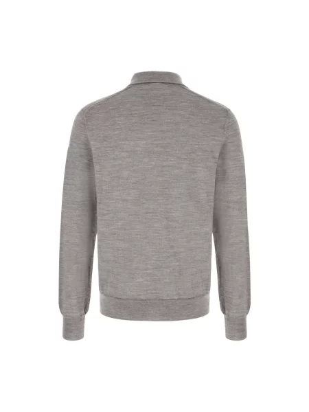 Koszulka polo Comme Des Garcons wełniana szara
