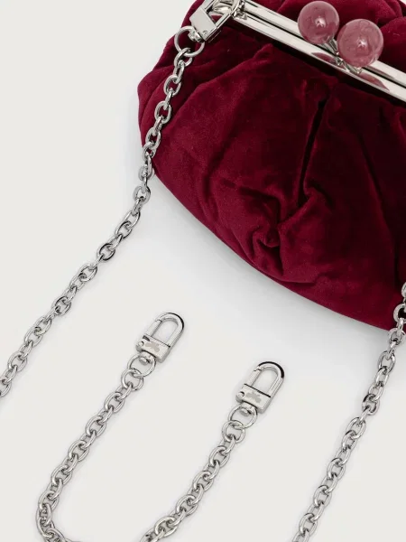 Велюровая сумка через плечо Weekend Max Mara