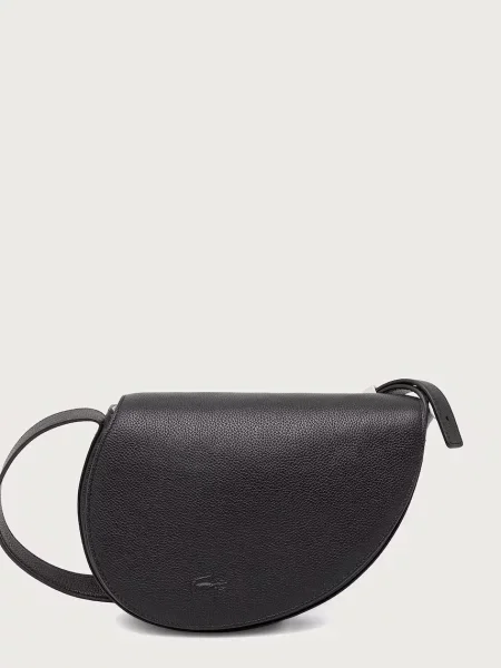 Lacoste geantă crossbody pentru femei din piele negru