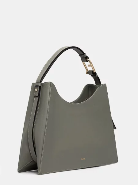 Шкіряна сумочка Furla зелений