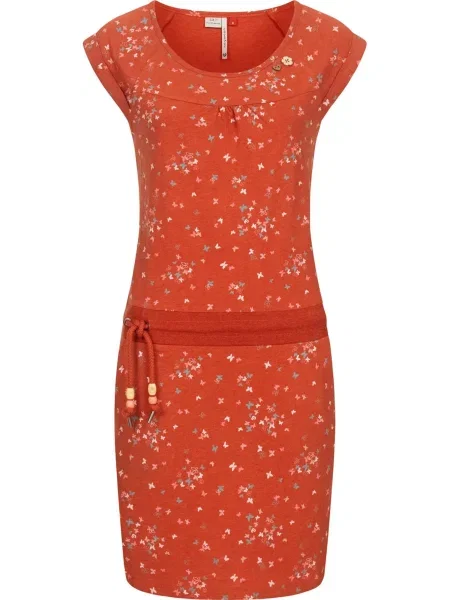 Ragwear Rochie de vară Penelope roșu / roz / gri alb