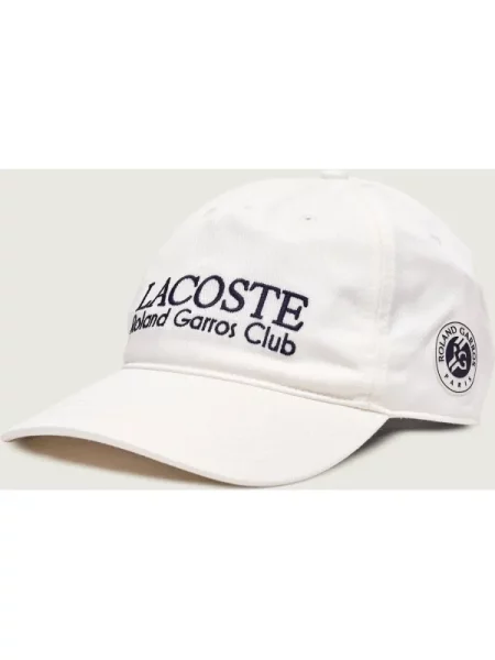 Șapcă Lacoste alb