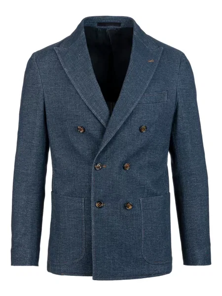 Costum Eleventy cu două rânduri de nasturi de costum albastru