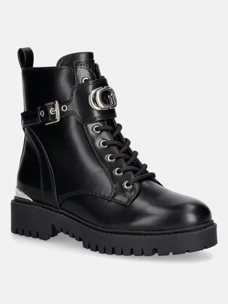 Guess bocanci cu platformă pentru femei OLANNA negru