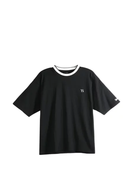 Tricou Y's cu dungi cu autograf negru