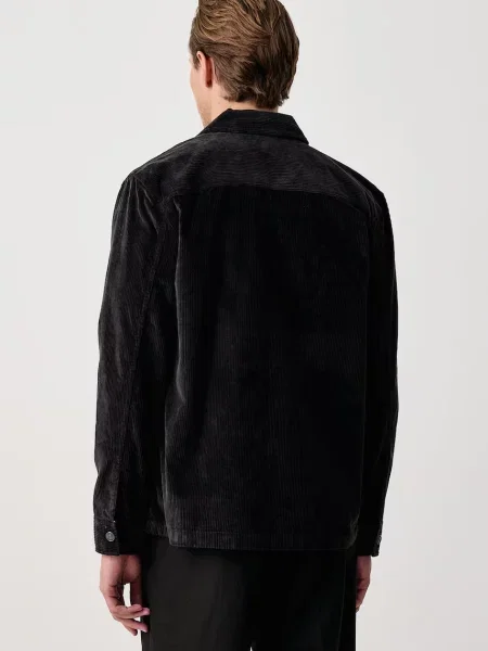 Calvin Klein Jeans koszula sztruksowa czarna