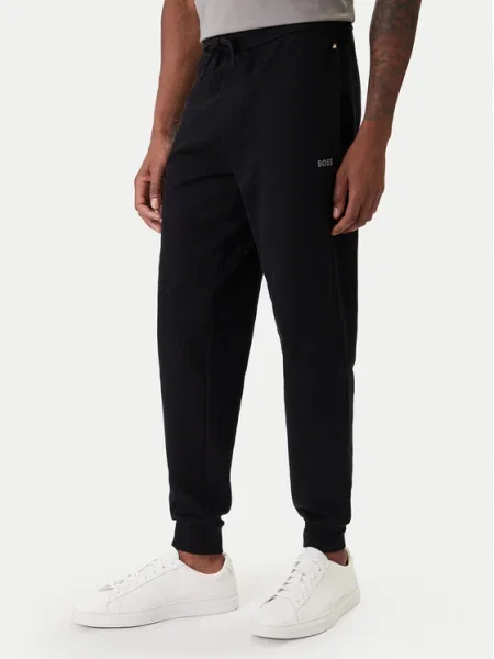 BOSS Pantaloni trening Waffle negru