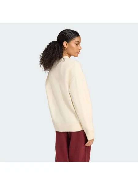 Svetr adidas Originals Athletic Dept Knitted bílý