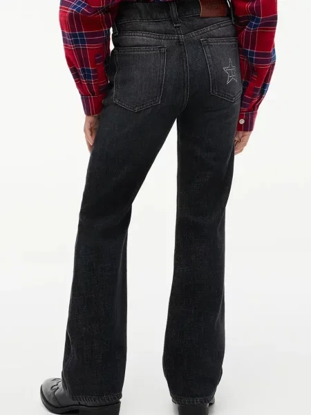 Tommy Hilfiger дънки flare за деца FLARE черно