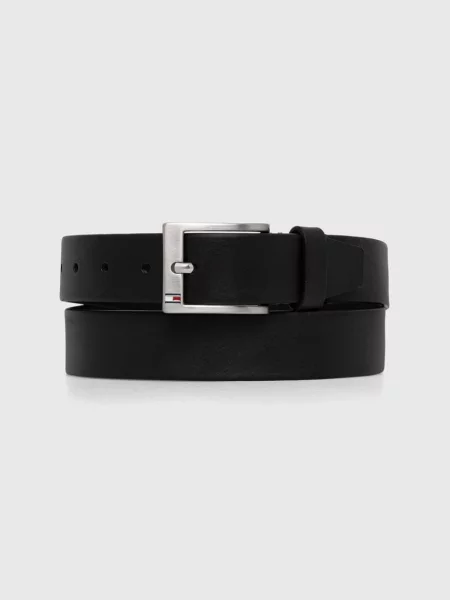 Tommy Hilfiger Kožni remen crna