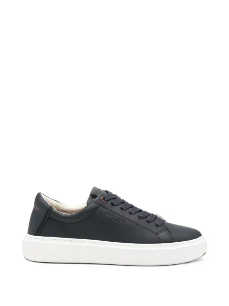 Sneakerși Alexander Smith din piele cu autograf albastru