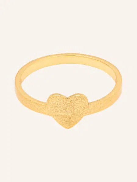 Lulu Copenhagen Pierścionek Love gold złoty