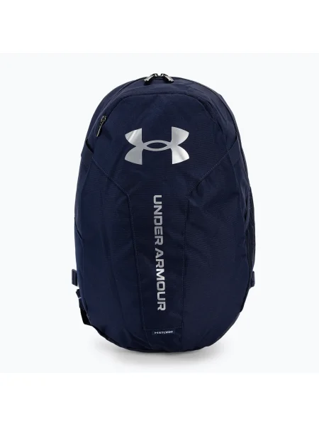 Hátizsák Under Armour Hustle Lite Backpack Midnight Navy/ Midnight Navy/ Metallic Silver 24 l kék
