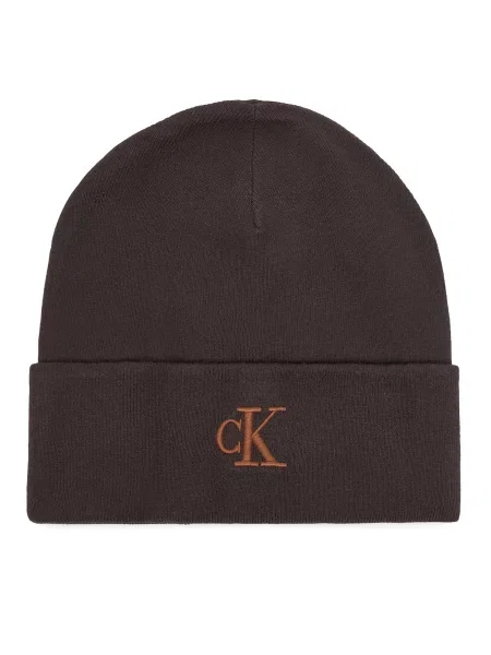 Čiapka Calvin Klein Jeans hnedá