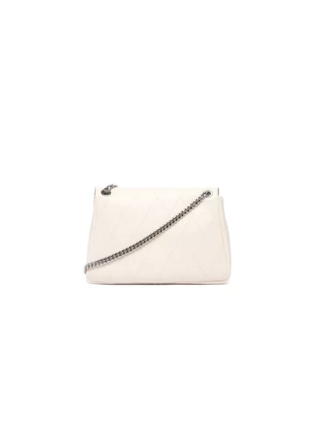 Kabelka Tory Burch Charlie Quilted Shoulder Bag béžová