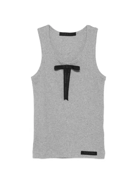 Top Alainpaul cu funde gri