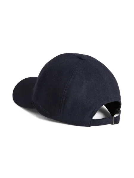 Siuvinėtas kepurė su snapeliu Woolrich mėlyna