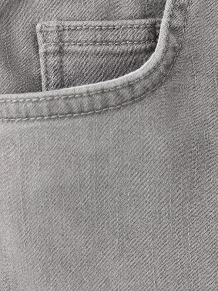 Dżinsowe bermudy z gumką w talii denim Dzieci 8 MANGO KIDS szary