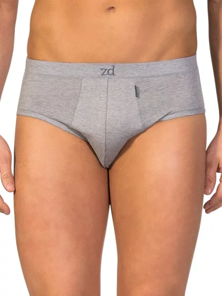 Zd ZERO DEFECTS Slip Mini Egyptian cotton' gri